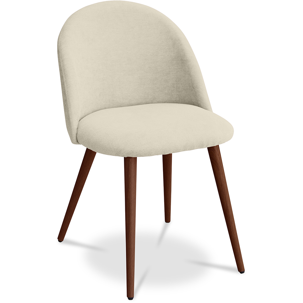  Buy Dining Chair - Upholstered in Fabric - Scandinavian Style - Evelyne Beige 58982 - in the EU