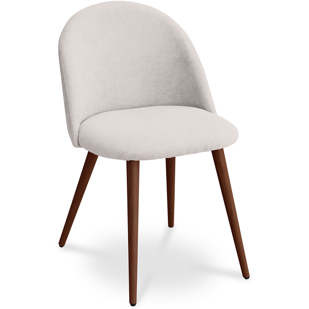 Buy Dining Chair - Upholstered in Fabric - Scandinavian Style - Evelyne Cream 58982 - in the EU