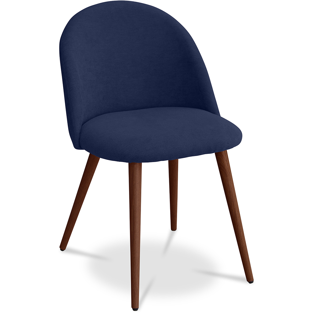  Buy Dining Chair - Upholstered in Fabric - Scandinavian Style - Evelyne Dark blue 58982 - in the EU
