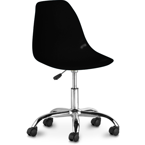  Buy Office Chair with Castors - Swivel Desk Chair - Denisse Black 59863 - in the EU