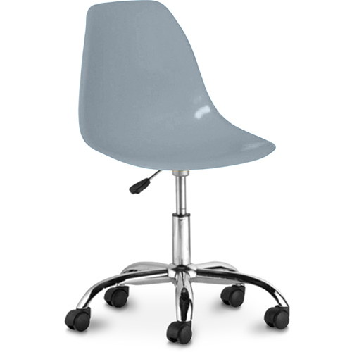  Buy Office Chair with Castors - Swivel Desk Chair - Denisse Light grey 59863 - in the EU