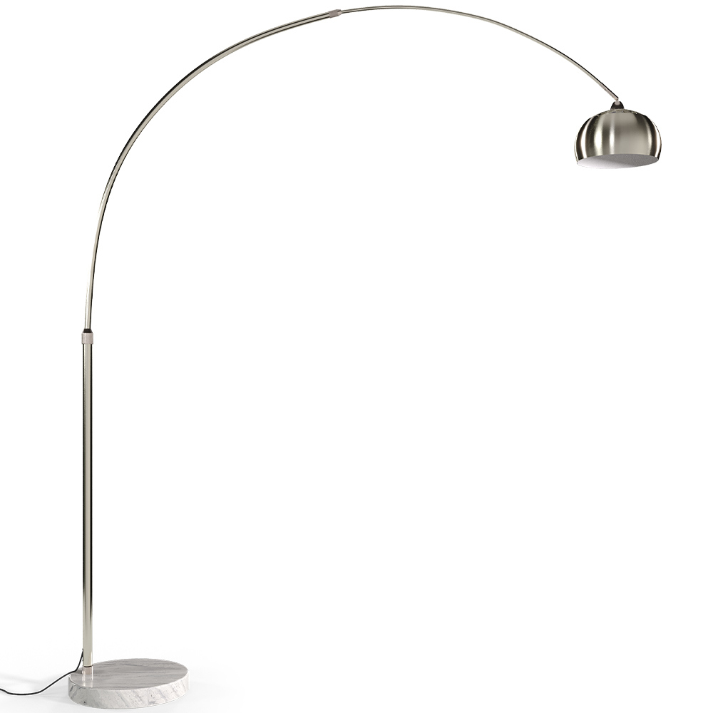  Buy Floor Lamp with Marble Base - Living Room Lamp - Bouw White 13693 - in the EU