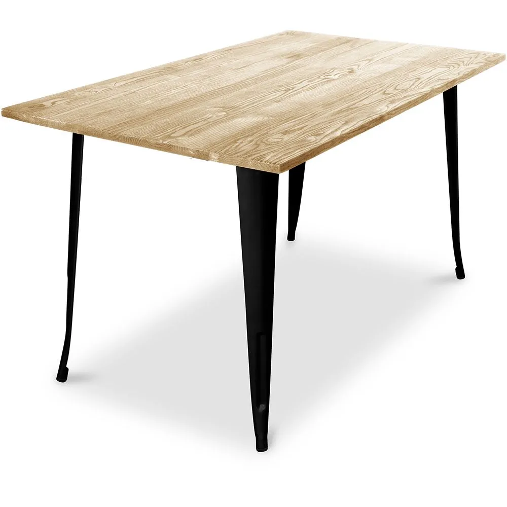 Rectangular Dining Table - Industrial Design - Wood - Troy image 8