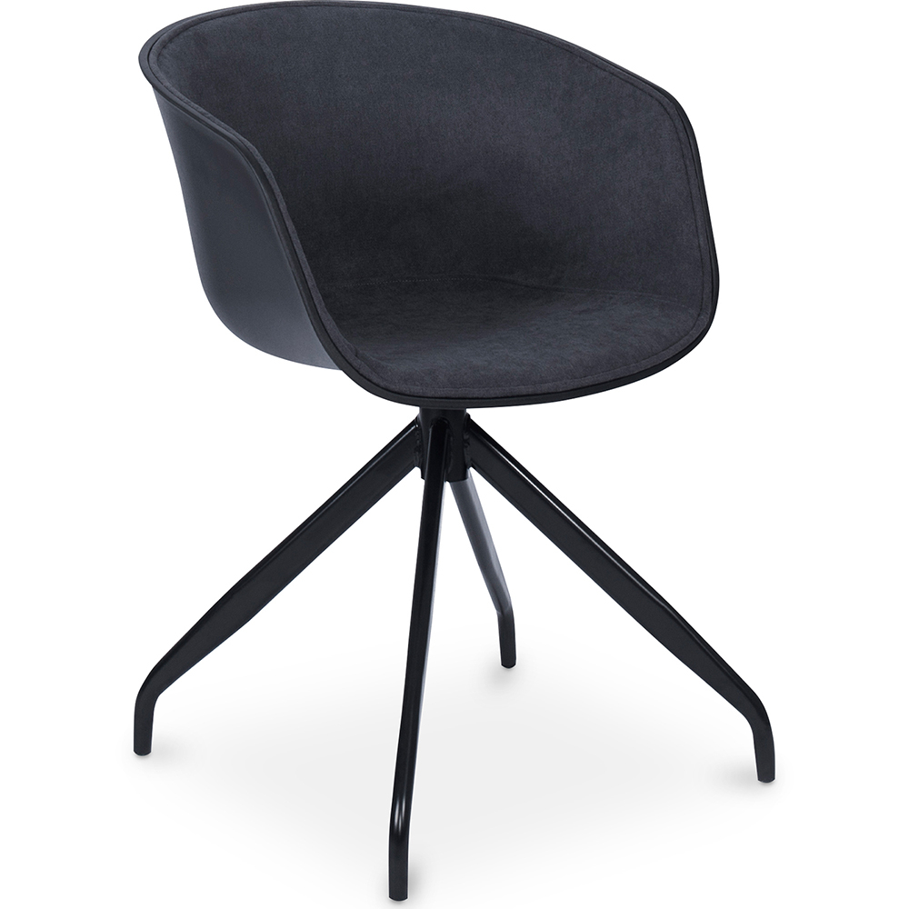  Buy Office Chair with Armrests - Black Designer Desk Chair - Jodie Dark grey 59890 - in the EU