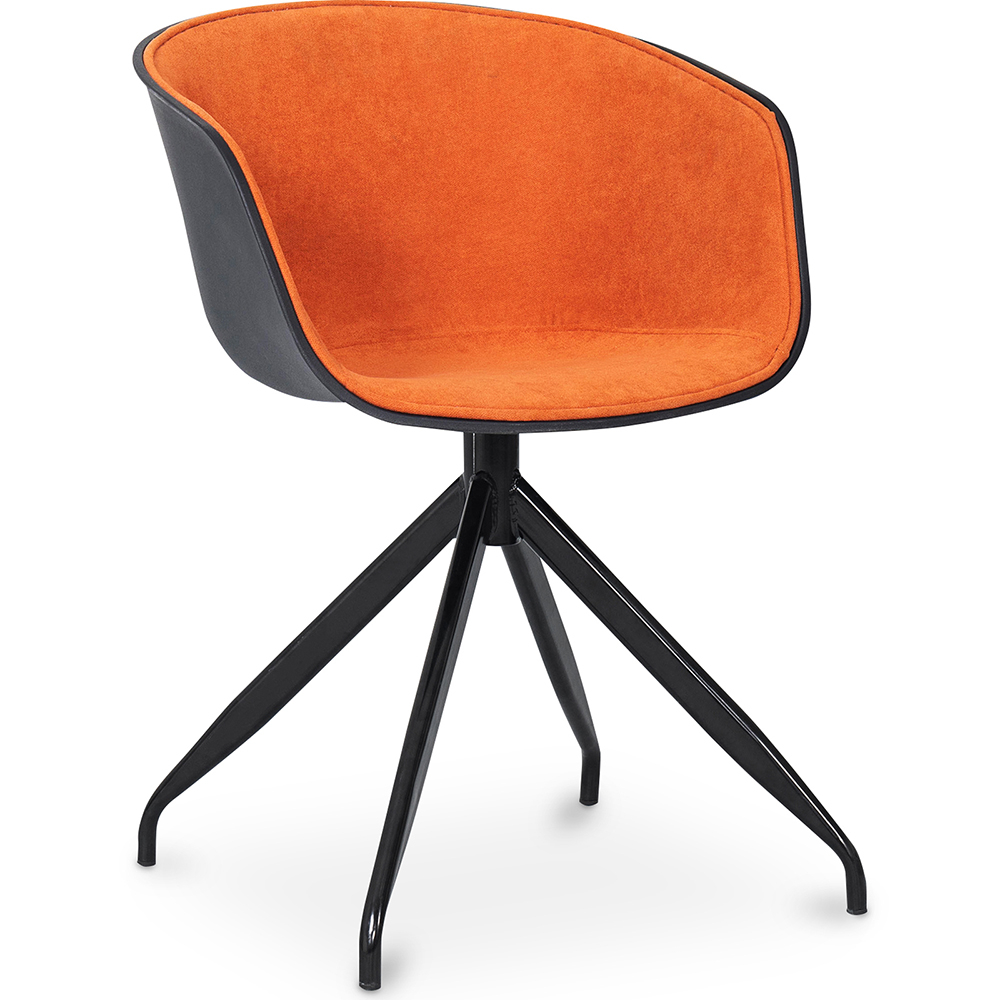  Buy Office Chair with Armrests - Black Designer Desk Chair - Jodie Orange 59890 - in the EU