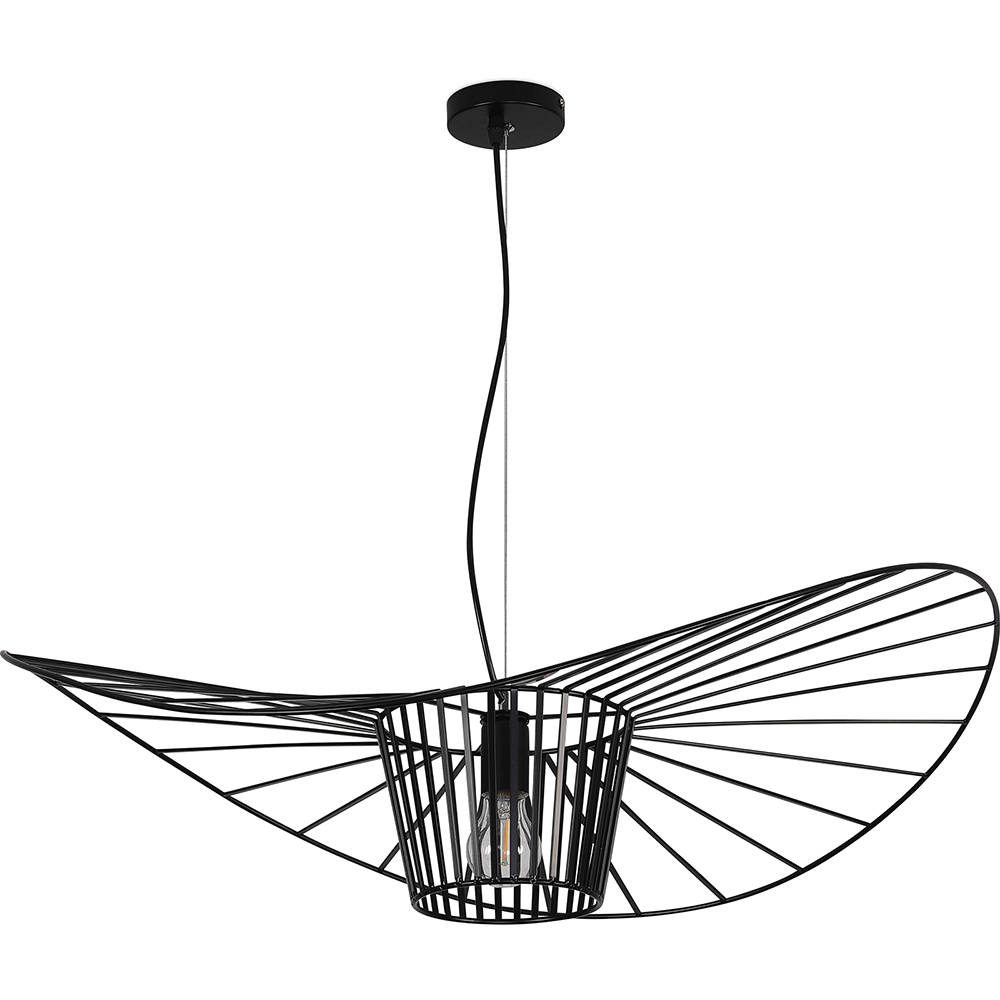  Buy Ceiling Lamp - Pendant Lamp Pamela Design - 80cm - Vertical Black 59903 - in the EU