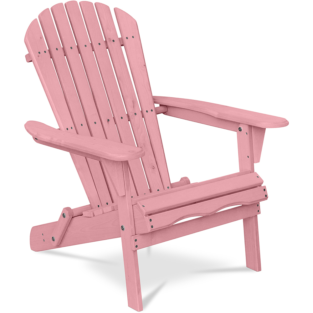 Buy Adirondack Garden Chair - Wood Pastel pink 59415 - in the EU