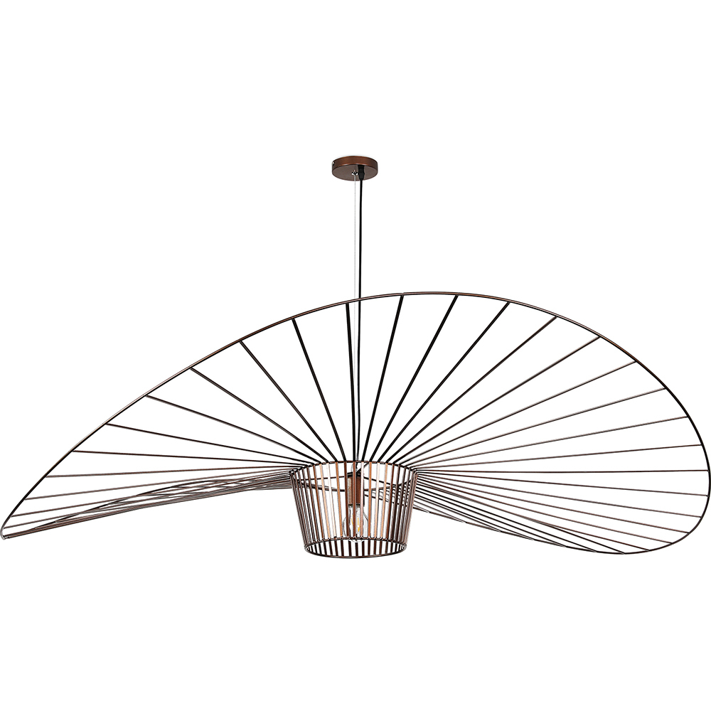  Buy Ceiling Lamp - Pendant Lamp Pamela Design - 140cm - Vertical Brown 59884 - in the EU