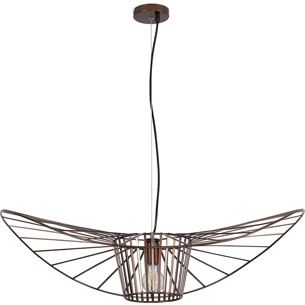  Buy Ceiling Lamp - Pendant Lamp Pamela Design - 100cm - Vertical Brown 59905 - in the EU
