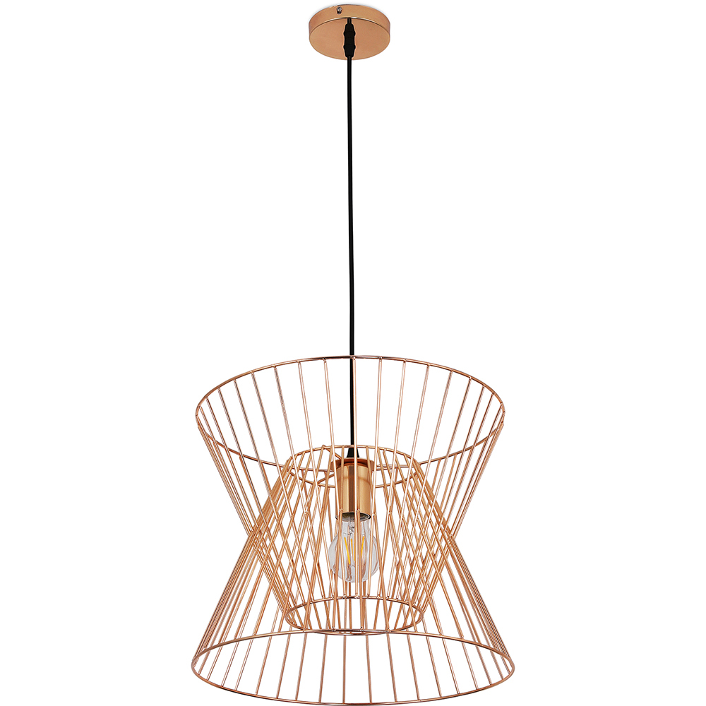  Buy Retro Style Metal Hanging Lamp Gold 59908 - in the EU