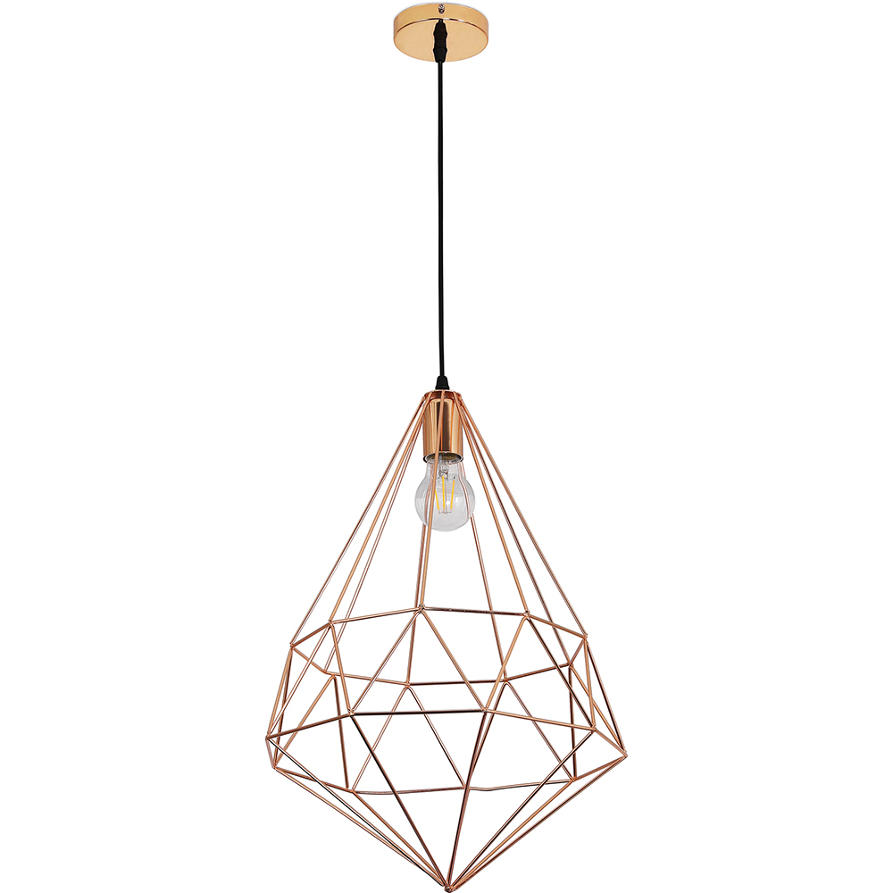  Buy Retro Style Hanging Lamp Gold 59910 - in the EU