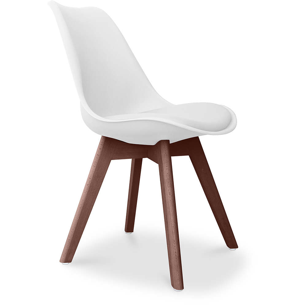  Buy Dining chair Denisse Scandi Style Premium Design With Cushion - Dark Legs White 59953 - in the EU