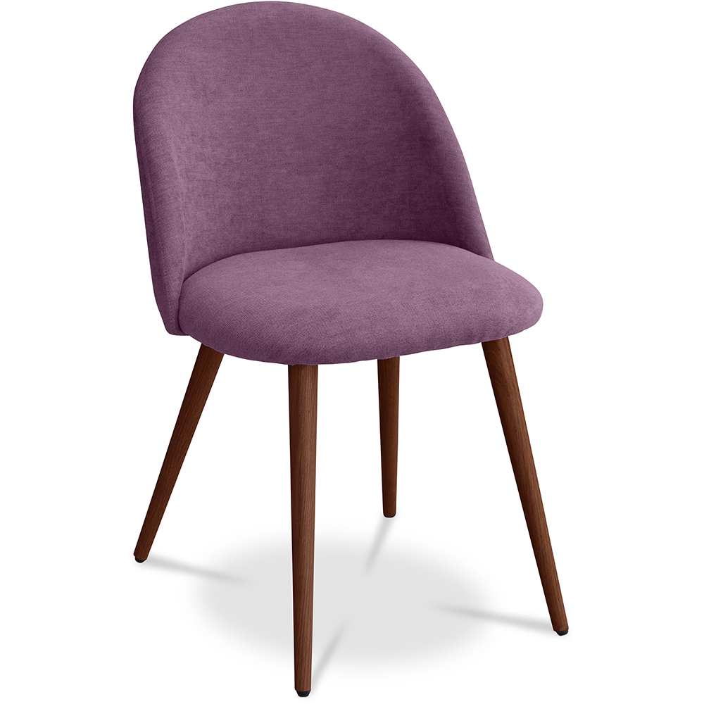  Buy Dining Chair - Upholstered in Fabric - Scandinavian Style - Evelyne Purple 58982 - in the EU
