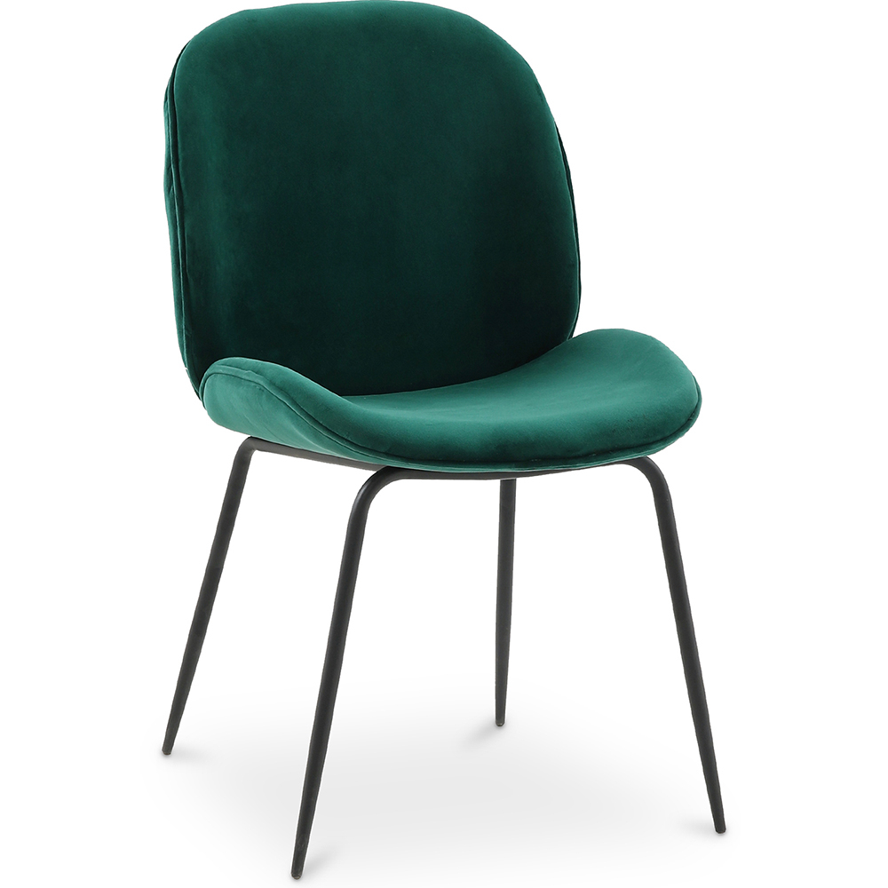  Buy Dining Chair - Upholstered in Velvet - Retro - Elias Dark green 59996 - in the EU
