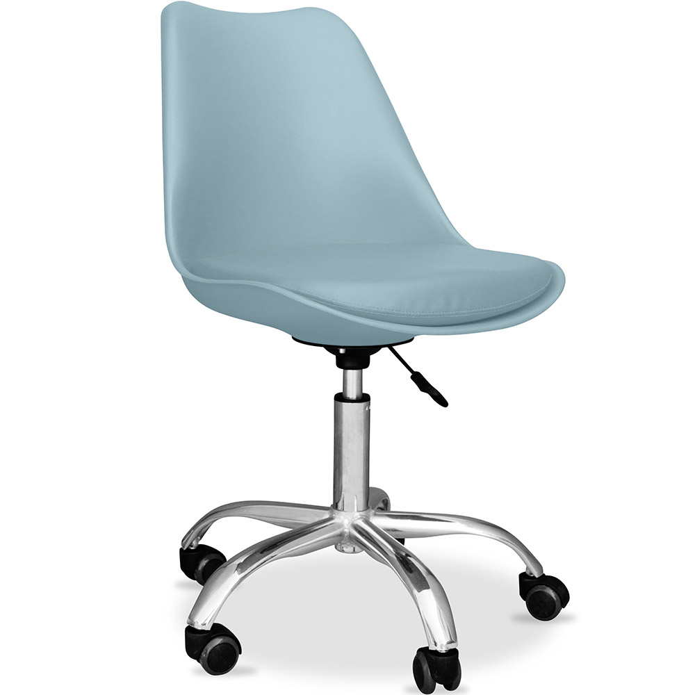  Buy Office Chair with Wheels - Swivel Desk Chair - Tulip Pastel green 58487 - in the EU