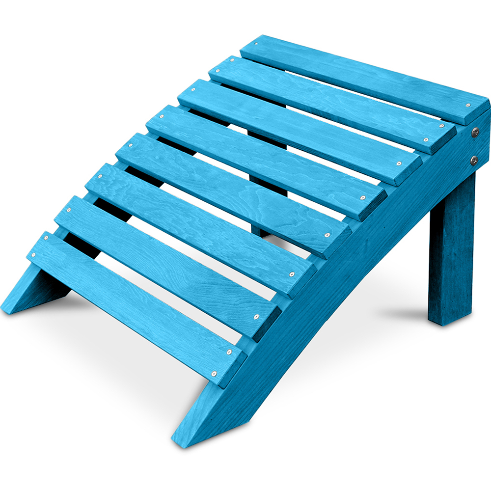  Buy Wooden Footstool for Garden Chair - Alana Turquoise 60006 - in the EU
