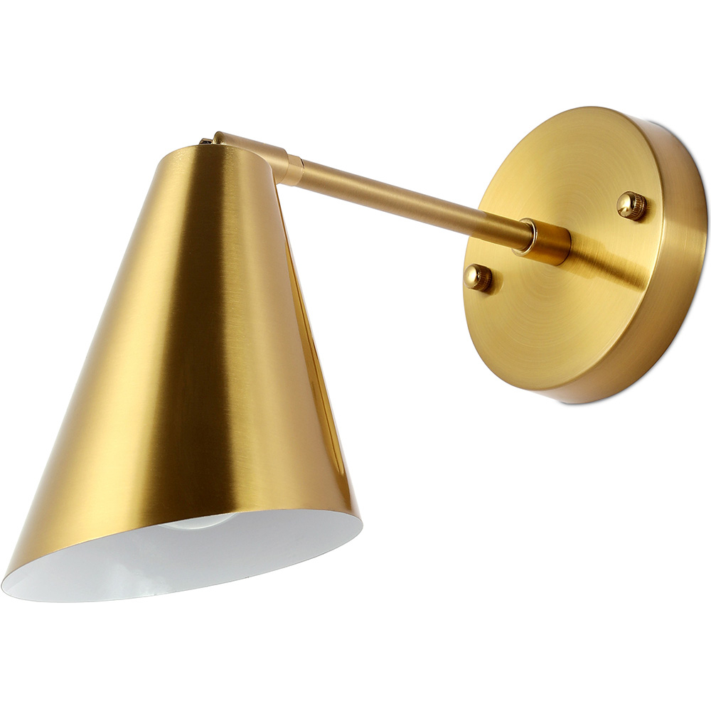  Buy Wall Lamp - Metal Cone - Golden - Livel Gold 60023 - in the EU