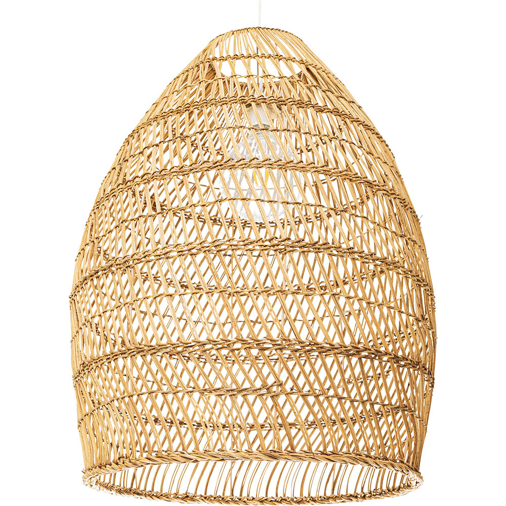 Buy  Rattan Ceiling Lamp - Boho Bali Design Pendant Lamp - 50cm - Puong Natural wood 60036 - in the EU