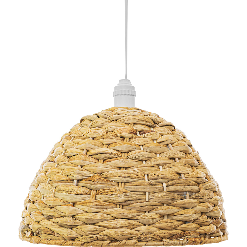  Buy Seagrass Ceiling Lamp - Boho Bali Design Pendant Lamp - Ngu Natural wood 60038 - in the EU