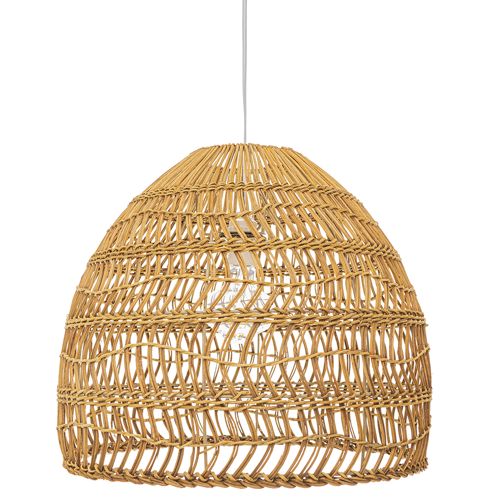  Buy Hanging Lamp Boho Bali Style Natural Rattan - 40 cm - Hoa Natural wood 60044 - in the EU