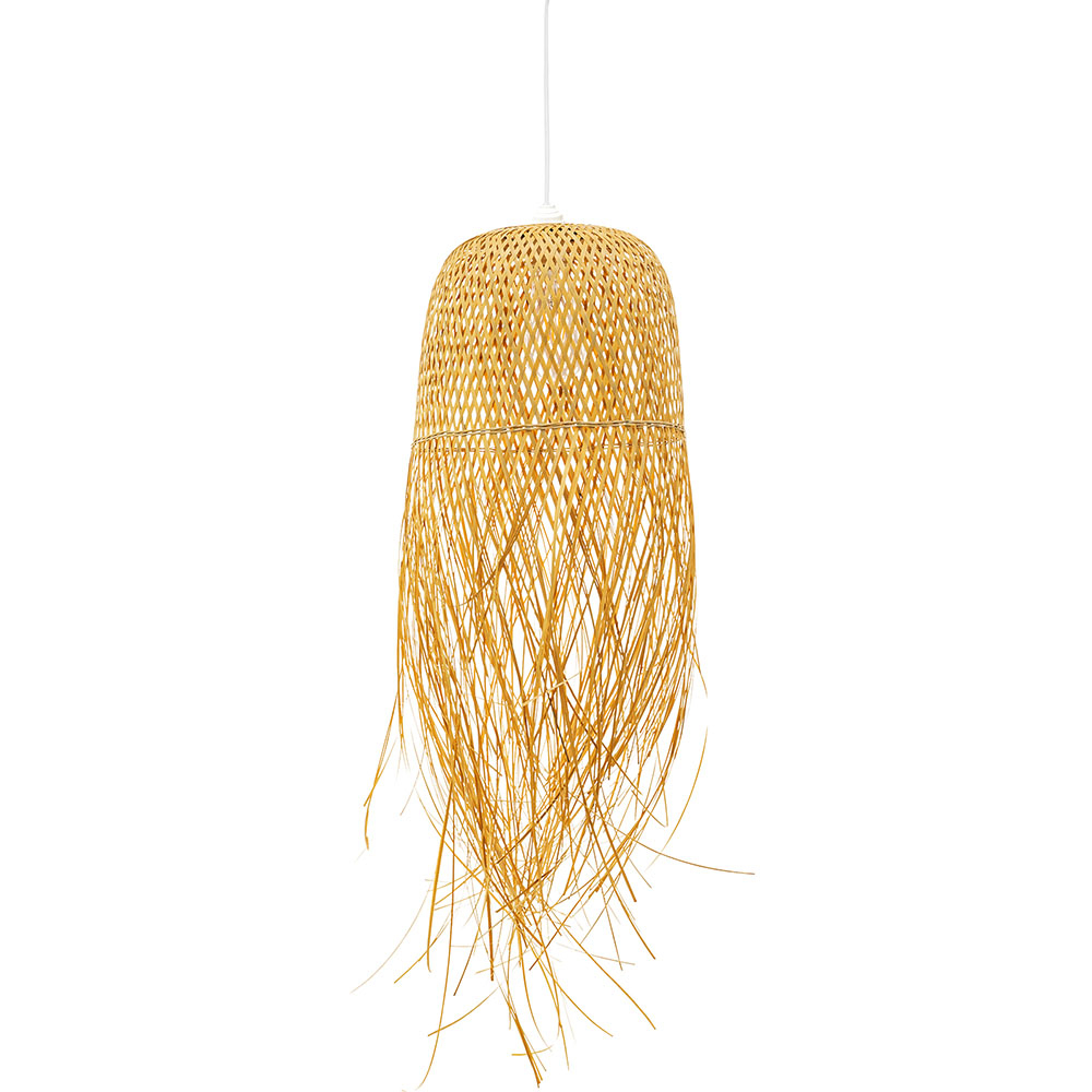  Buy Ceiling Lamp with Bamboo - Boho Bali Design Pendant Lamp - Thow Natural wood 60048 - in the EU