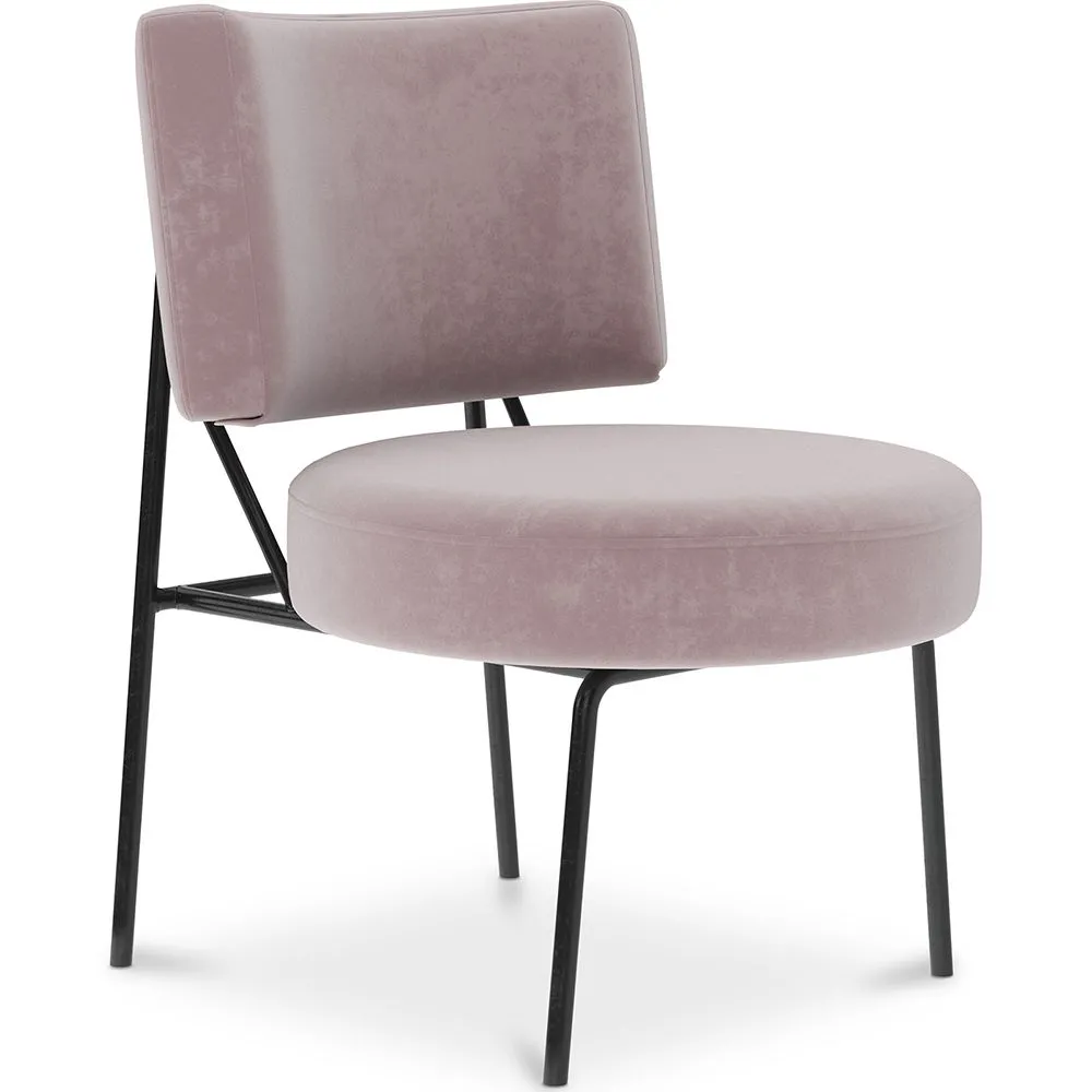 Velvet Upholstered Armchair - Jerna image 8
