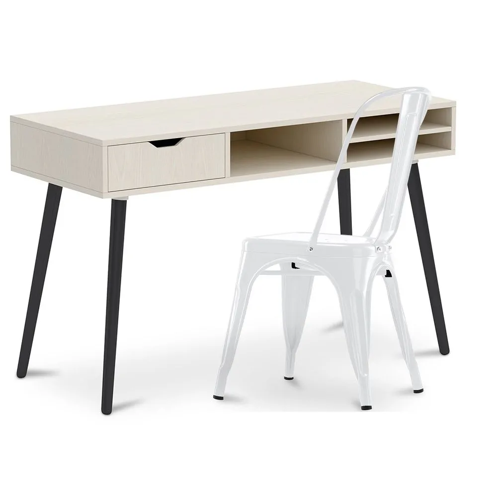 Wooden Desk - Scandinavian Design - Beckett + Dining Chair - Stylix image 8