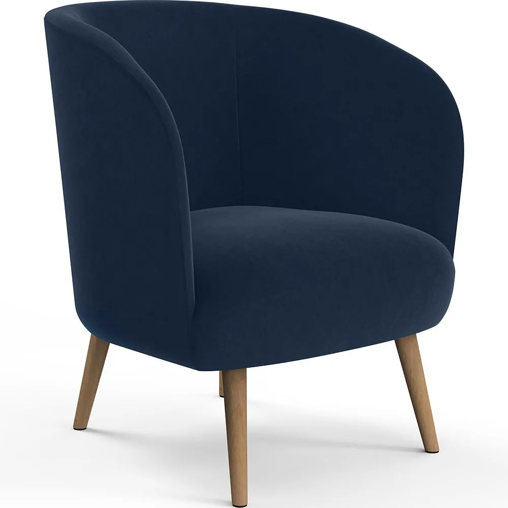 Design Armchair - Upholstered in Velvet - Krenda image 8