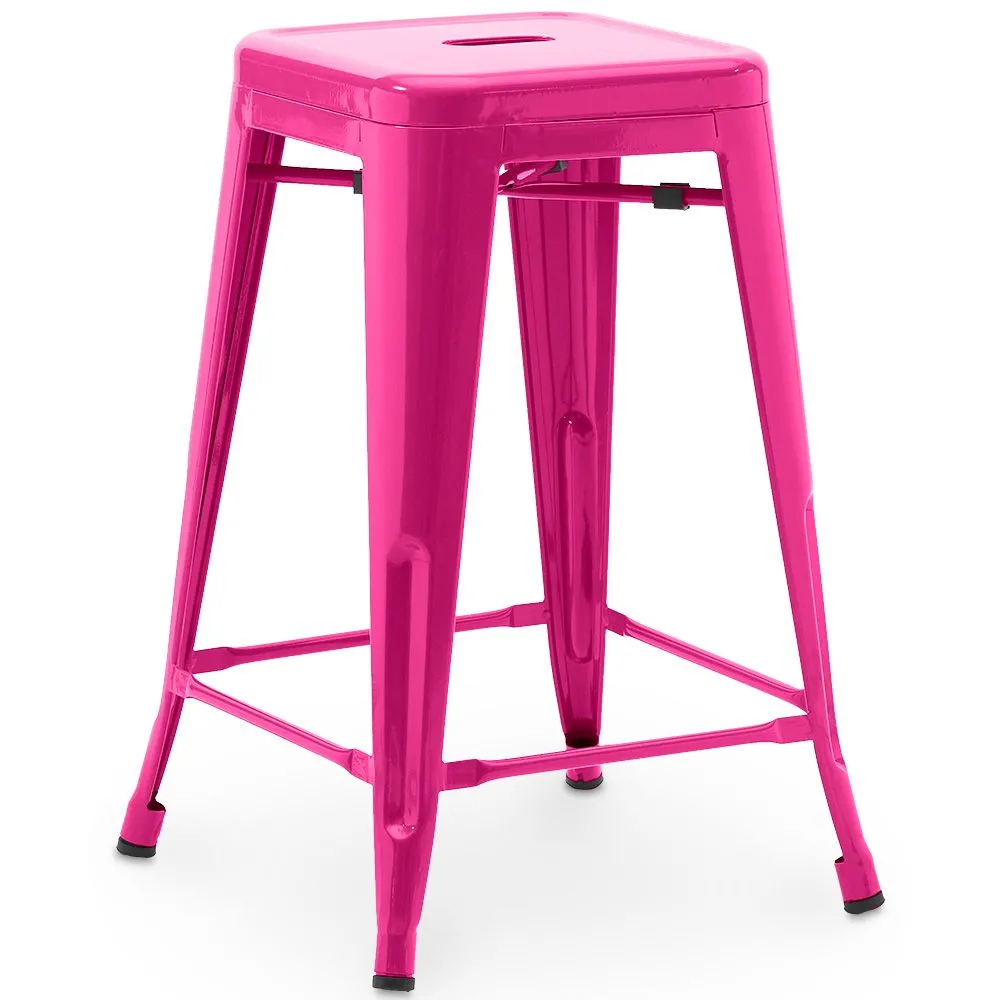 Bar Stool - Industrial Design - 60cm - New Edition - Stylix image 8
