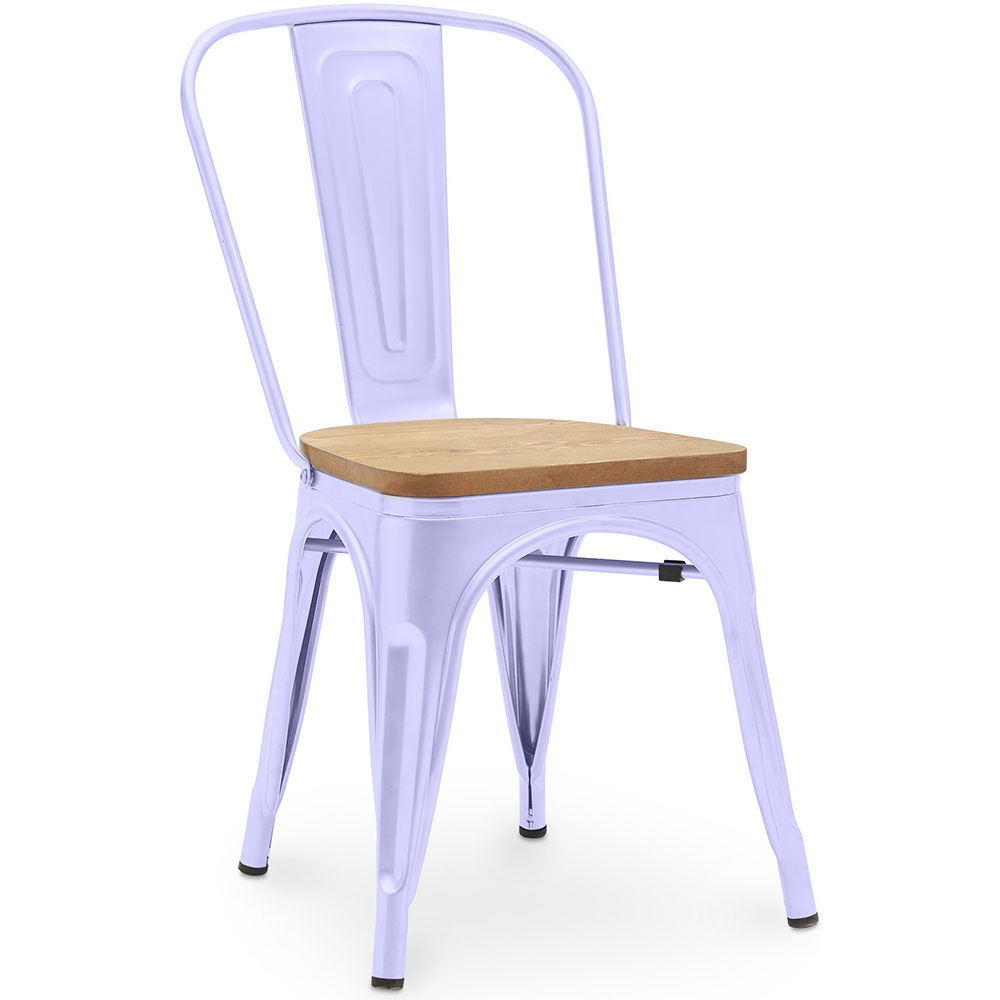  Buy Dining Chair - Industrial Design - Steel and Wood - New Edition - Stylix Lavander 60123 - in the EU