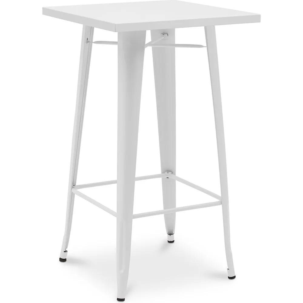 Square Stool Table - Industrial Design - 100 cm - Galla image 8