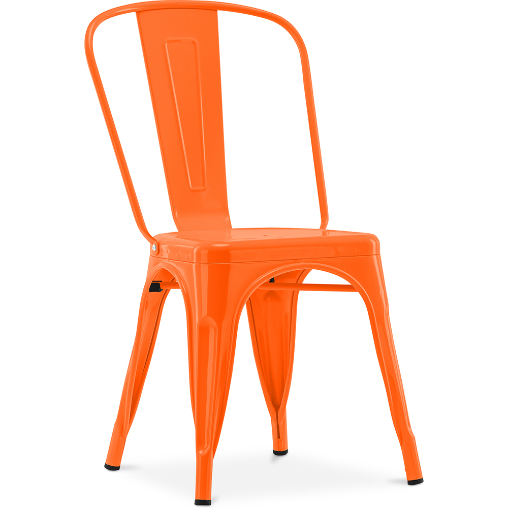  Buy Dining Chair - Industrial Design - Steel - New Edition - Stylix Orange 60136 - in the EU