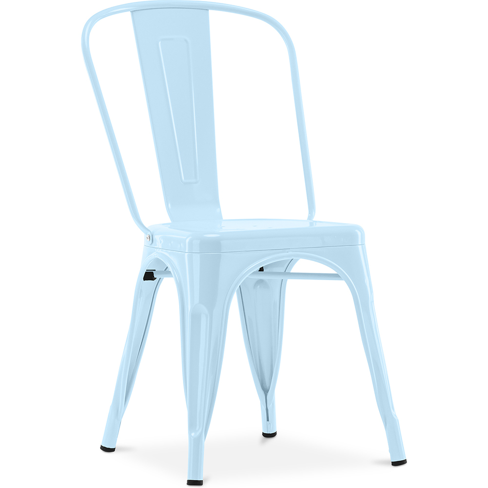  Buy Dining Chair - Industrial Design - Steel - New Edition - Stylix Light blue 60136 - in the EU