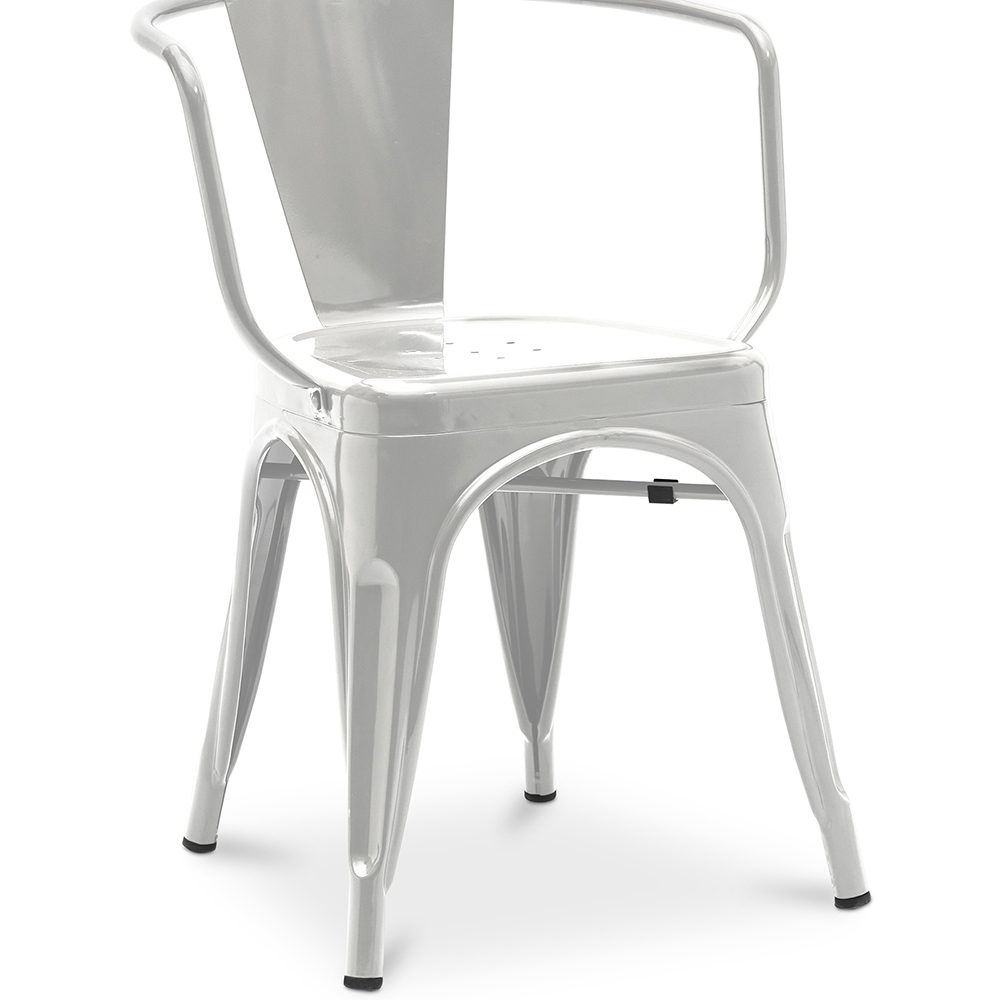  Buy Dining Chair with Armrests - Industrial Design - Steel - New Edition - Stylix Steel 60140 - in the EU