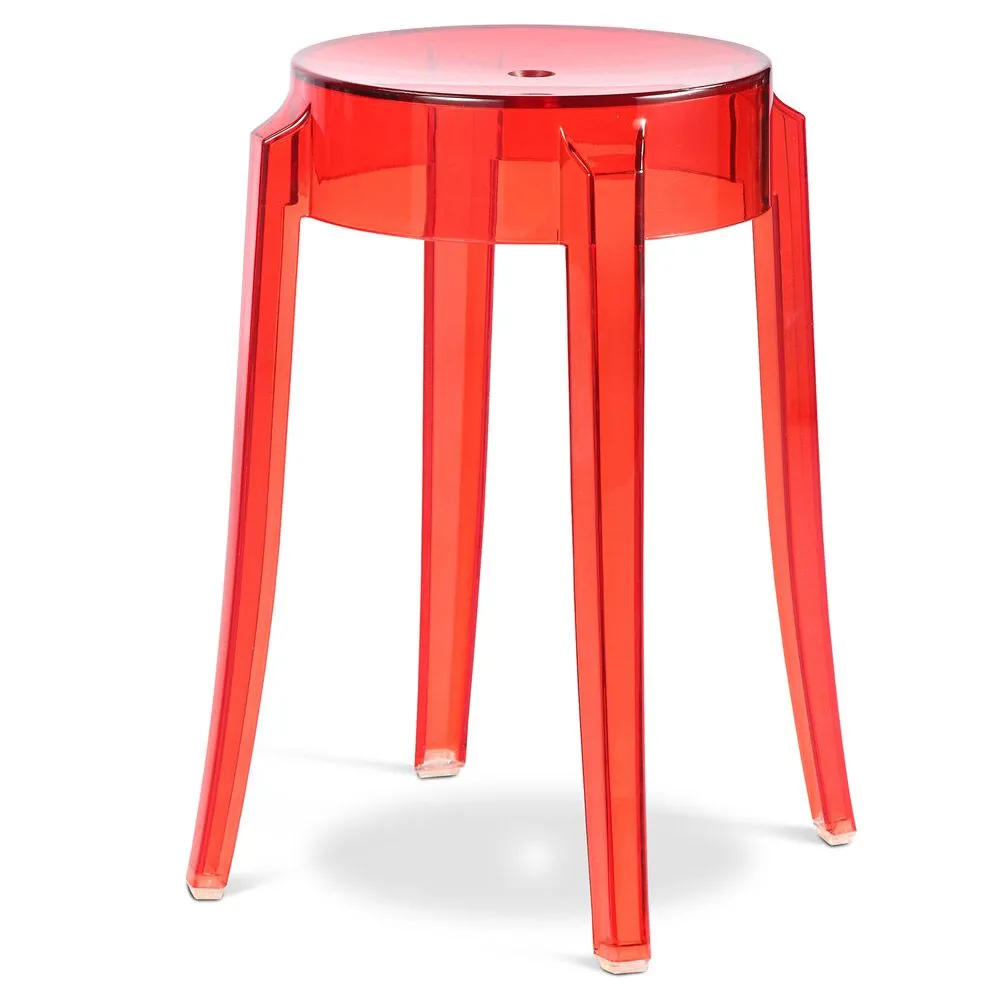 Industrial Design Bar Stool - Transparent - 47cm - Victoria Queen image 8