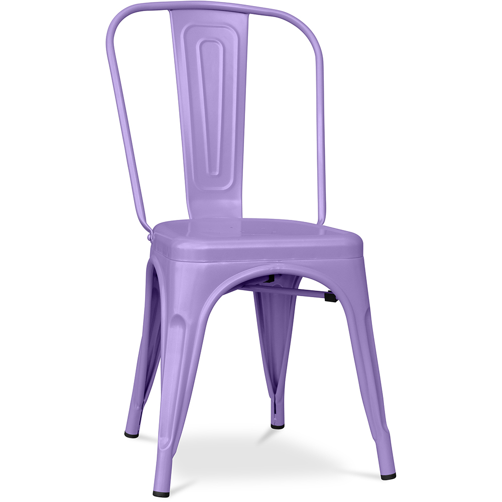  Buy Dining Chair - Industrial Design - Steel - Matt - New Edition -Stylix Pastel purple 60147 - in the EU