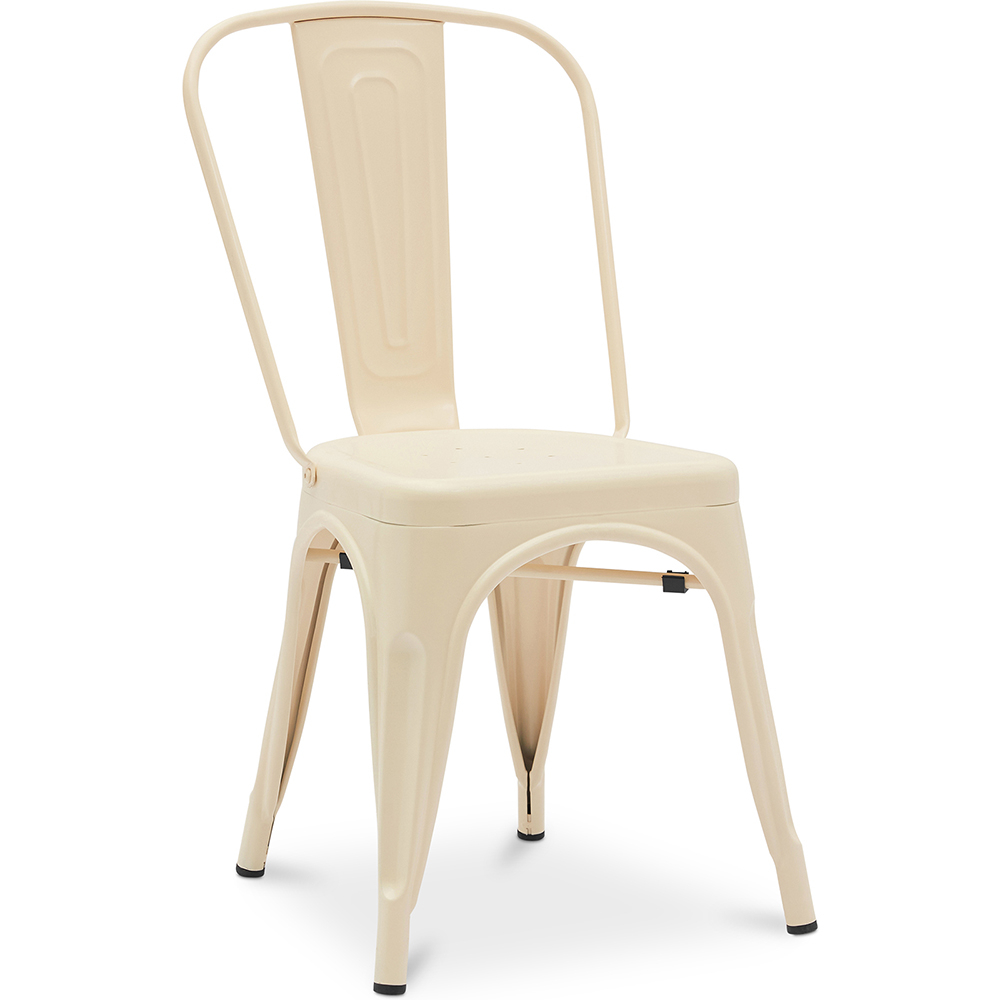  Buy Dining Chair - Industrial Design - Steel - Matt - New Edition -Stylix Cream 60147 - in the EU