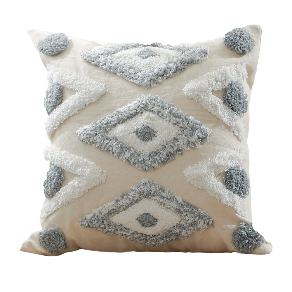  Buy Boho Bali Style Cushion - Cover and Filling Included - Mawi Grey 60156 - in the EU