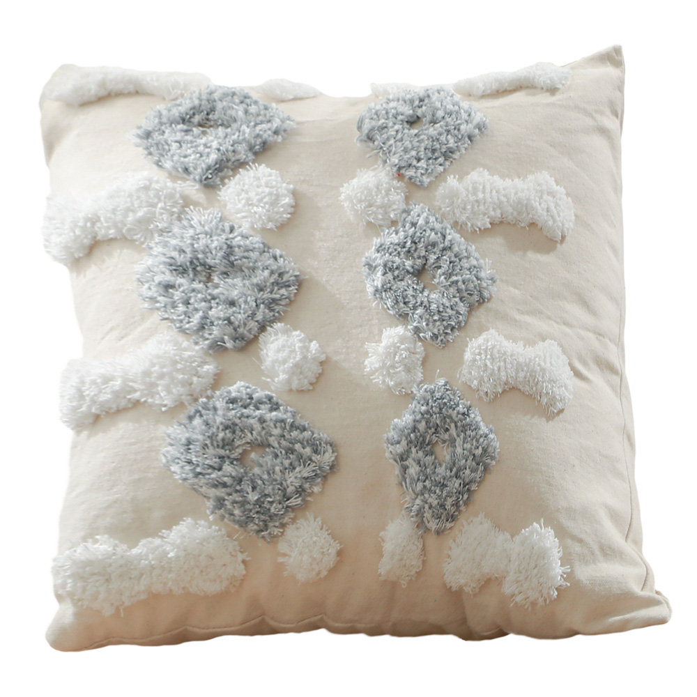  Buy Boho Bali Style Cushion - Cover and Filling Included - Nesa Grey 60166 - in the EU