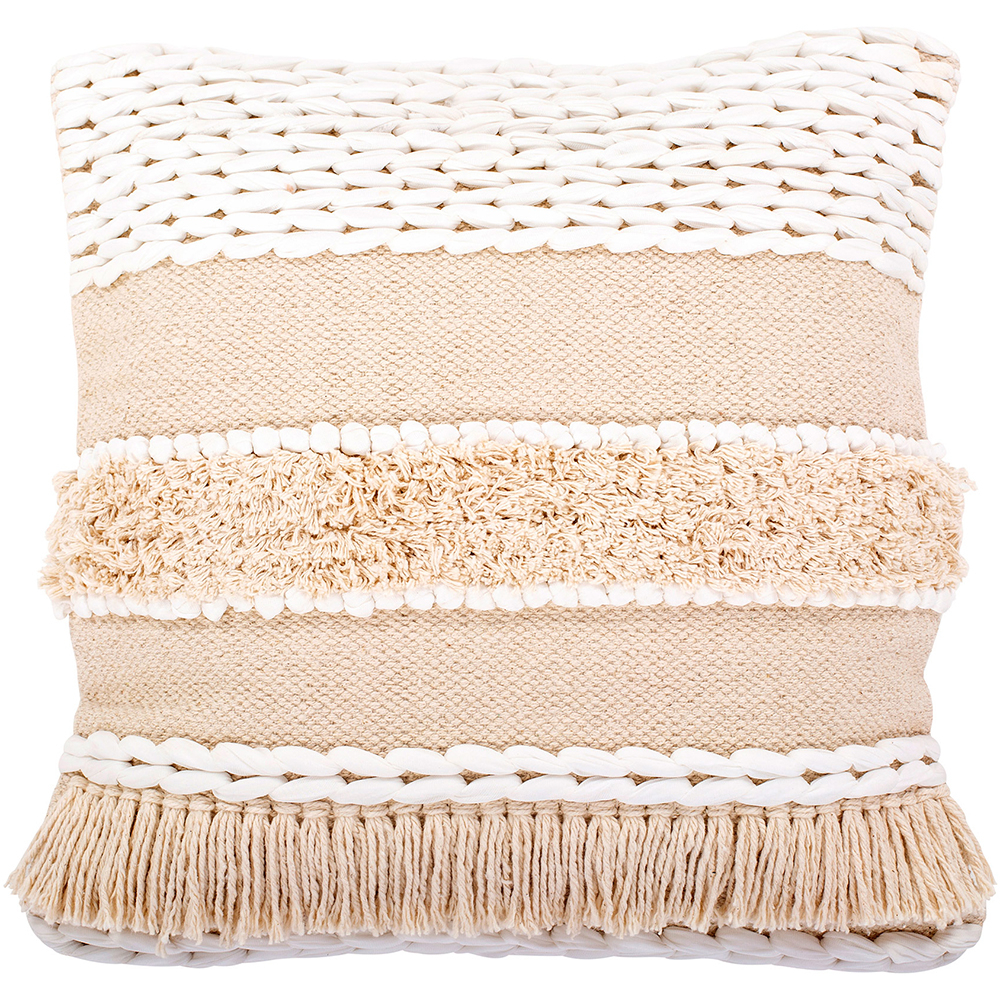  Buy Boho Bali Style Cushion - Cover and Filling Included - Hecate White 60183 - in the EU