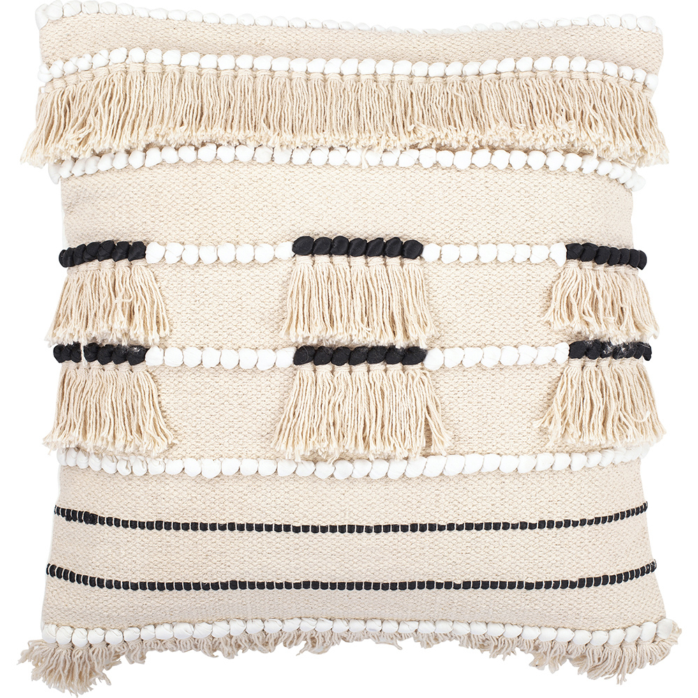  Buy Boho Bali Style Cushion - Cover and Filling Included - Juno White 60184 - in the EU