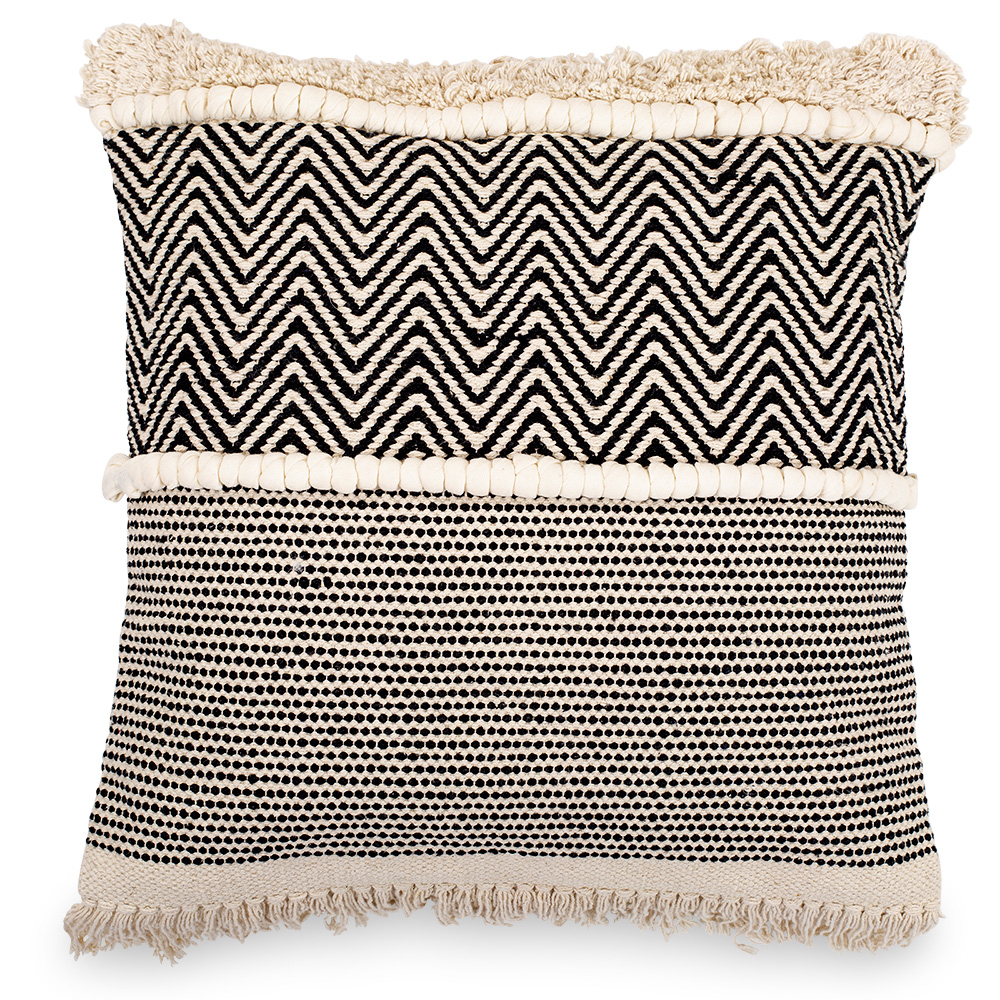  Buy Square Cotton Cushion in Boho Bali Style, cover + filling - Oray Multicolour 60208 - in the EU