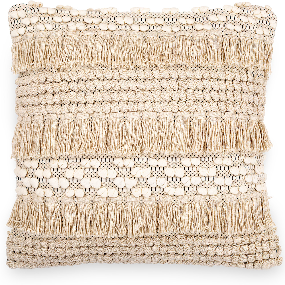  Buy Boho Bali Style Cushion - Cover and Filling Included - Chelay Cream 60209 - in the EU