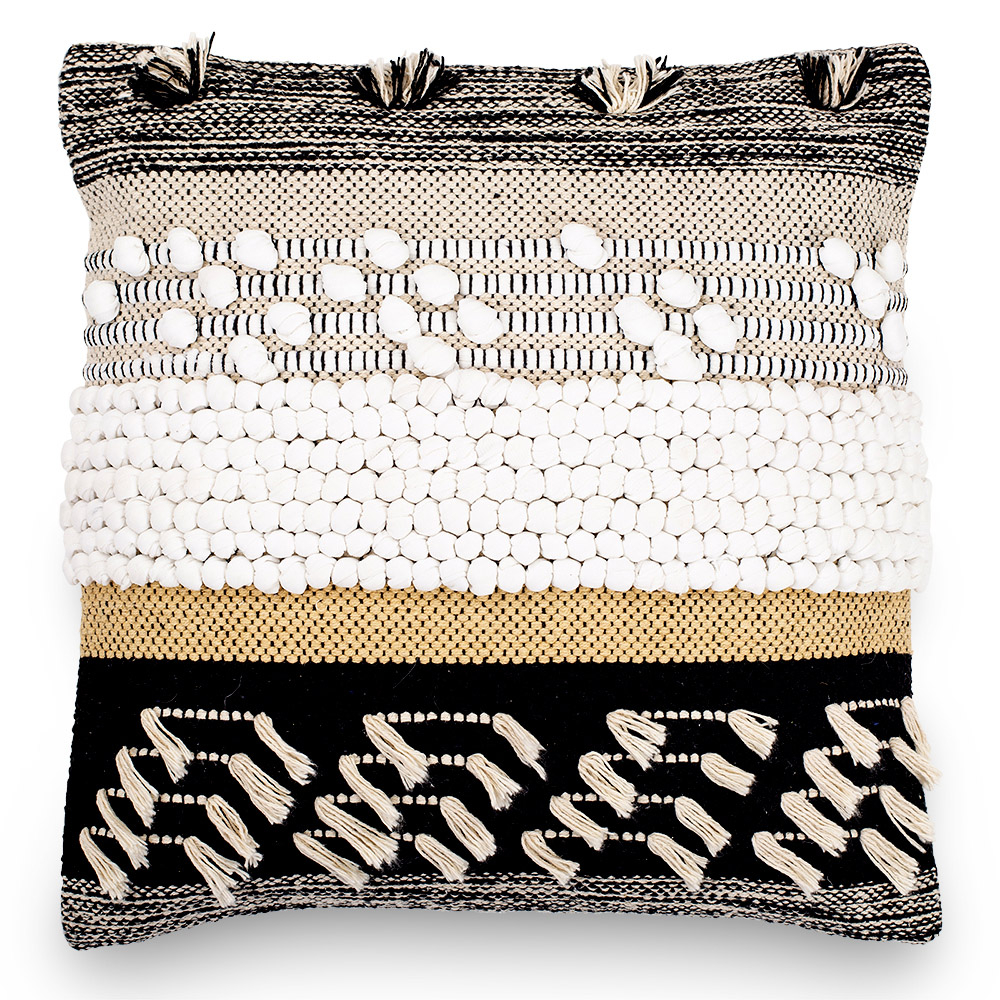  Buy Boho Bali Style Cushion - Cover and Filling Included - Clarissa Multicolour 60215 - in the EU