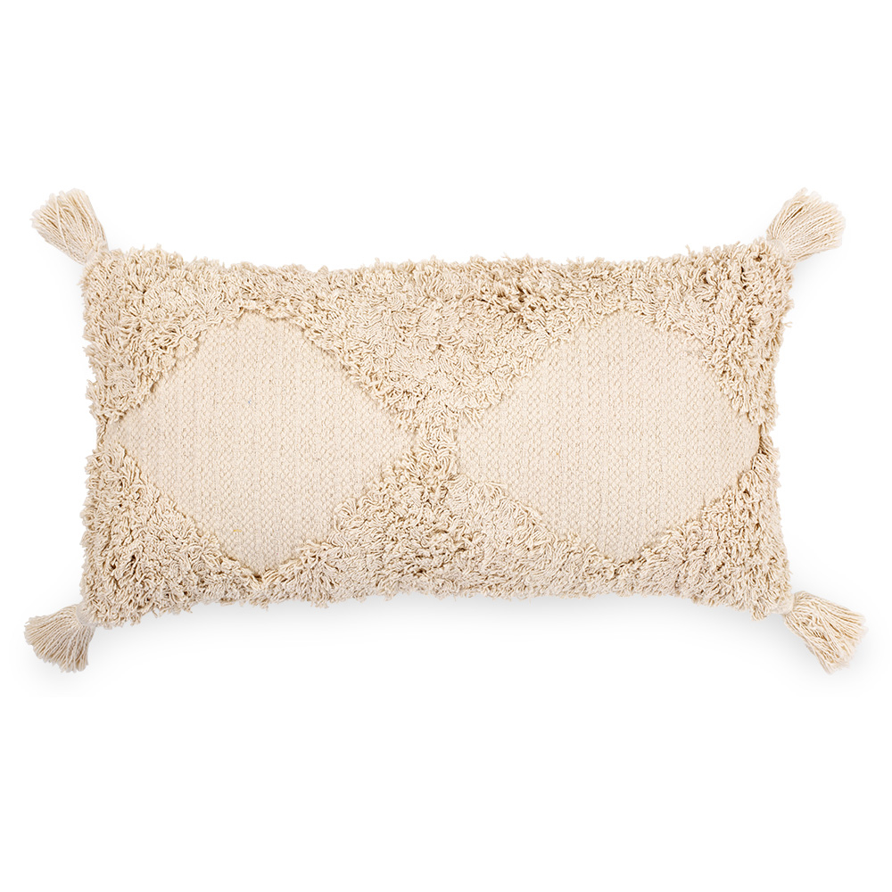  Buy Boho Bali Style Cushion - Cover and Filling Included - Doris Cream 60220 - in the EU