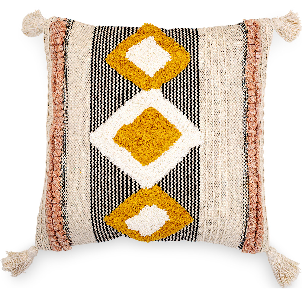  Buy Boho Bali Style Cushion - Cover and Filling Included - Mabel Multicolour 60225 - in the EU