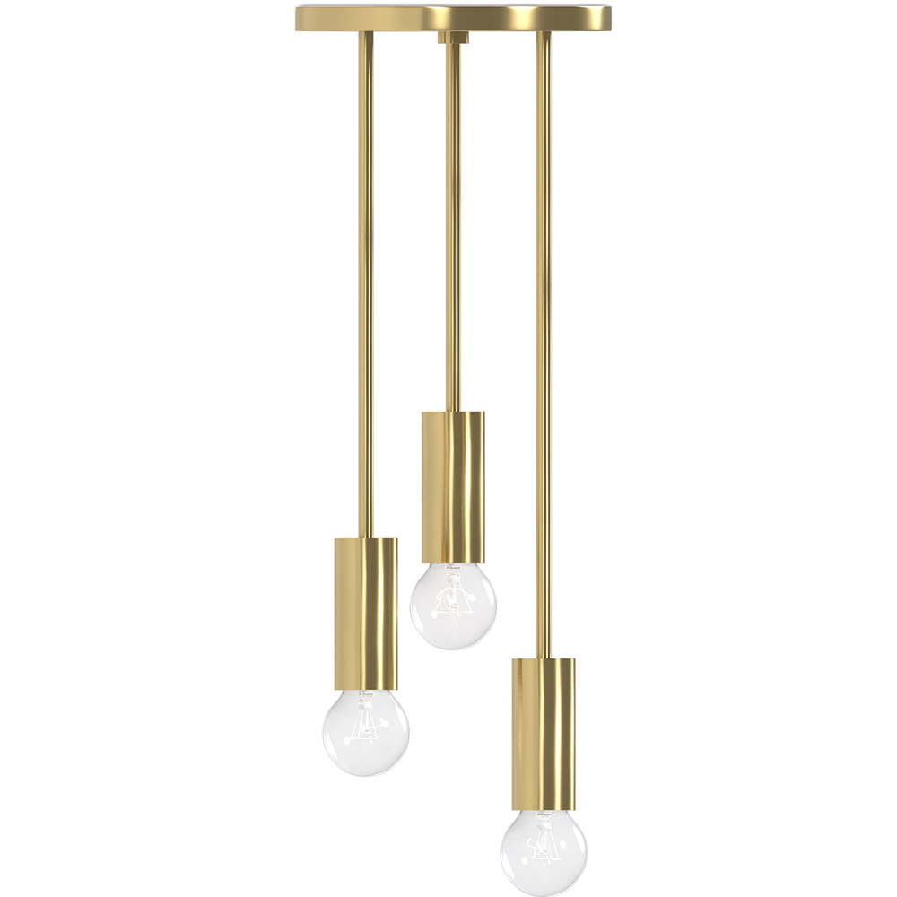  Buy Golden Ceiling Lamp - 3-Arm Pendant Lamp - Troy Gold 60236 - in the EU