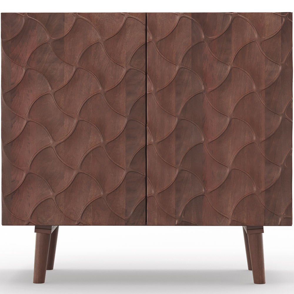  Buy Wooden Sideboard - Boho Bali Design - Charn Natural wood 60371 - in the EU