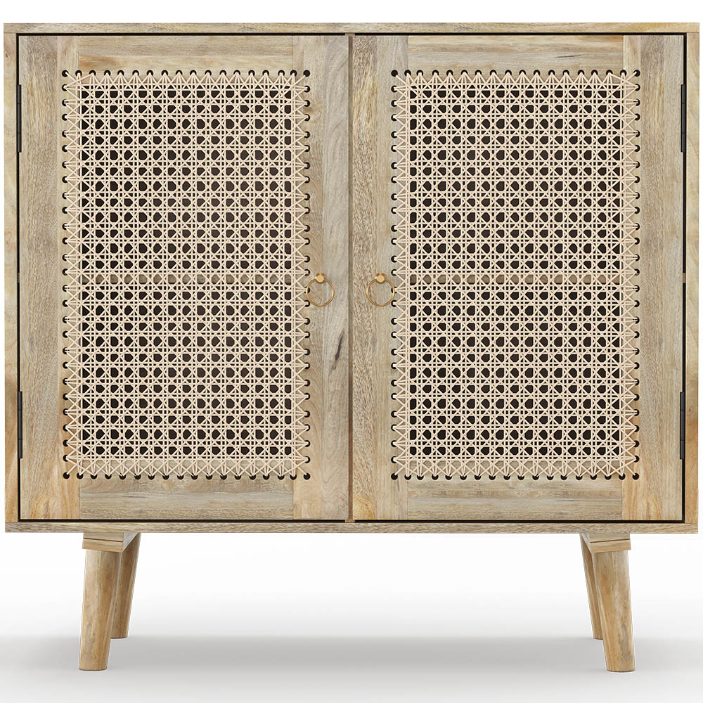  Buy Wooden Sideboard - Boho Bali Design - Ega Natural wood 60374 - in the EU