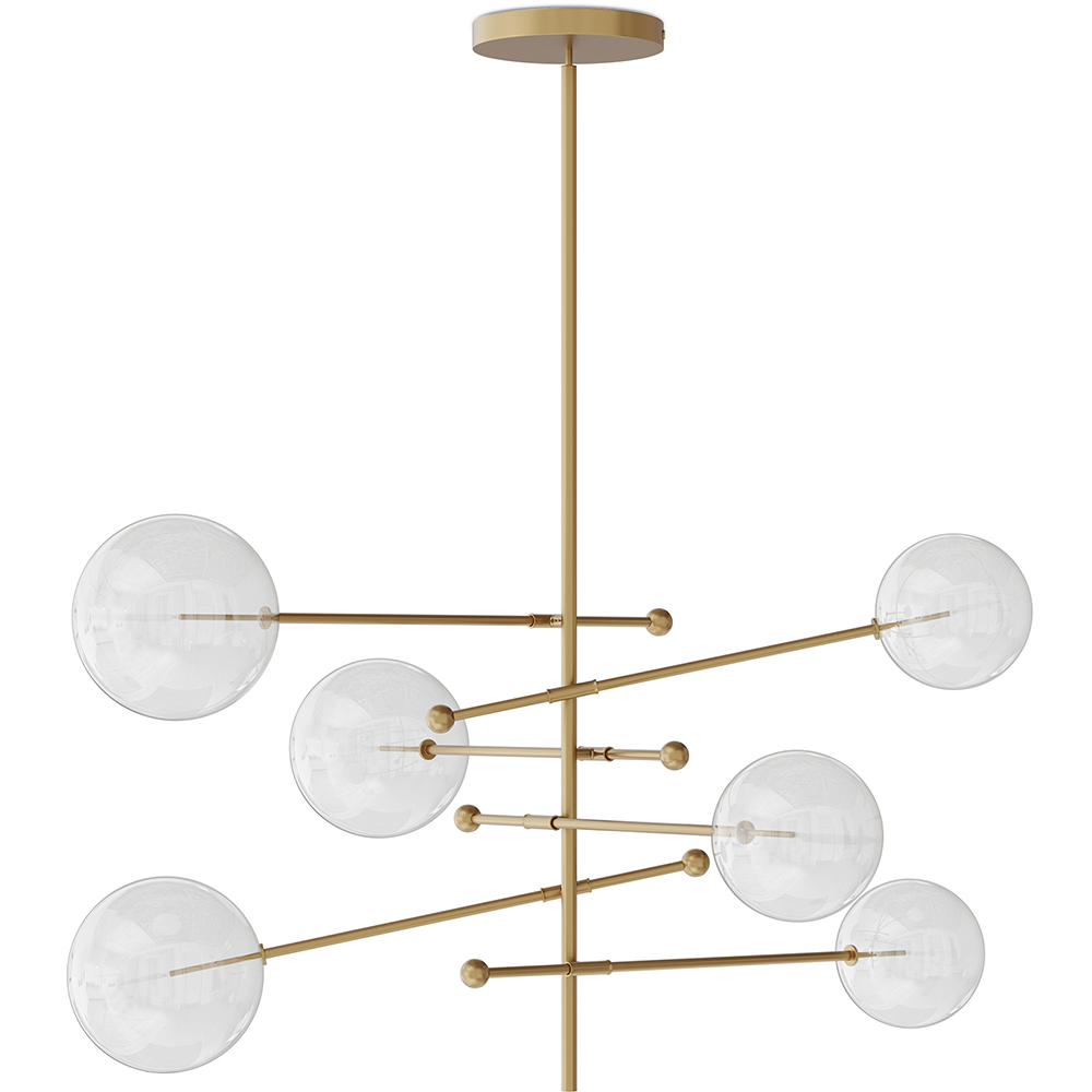  Buy Ball Ceiling Lamp - Design Pendant Lamp - Blun Gold 60393 - in the EU